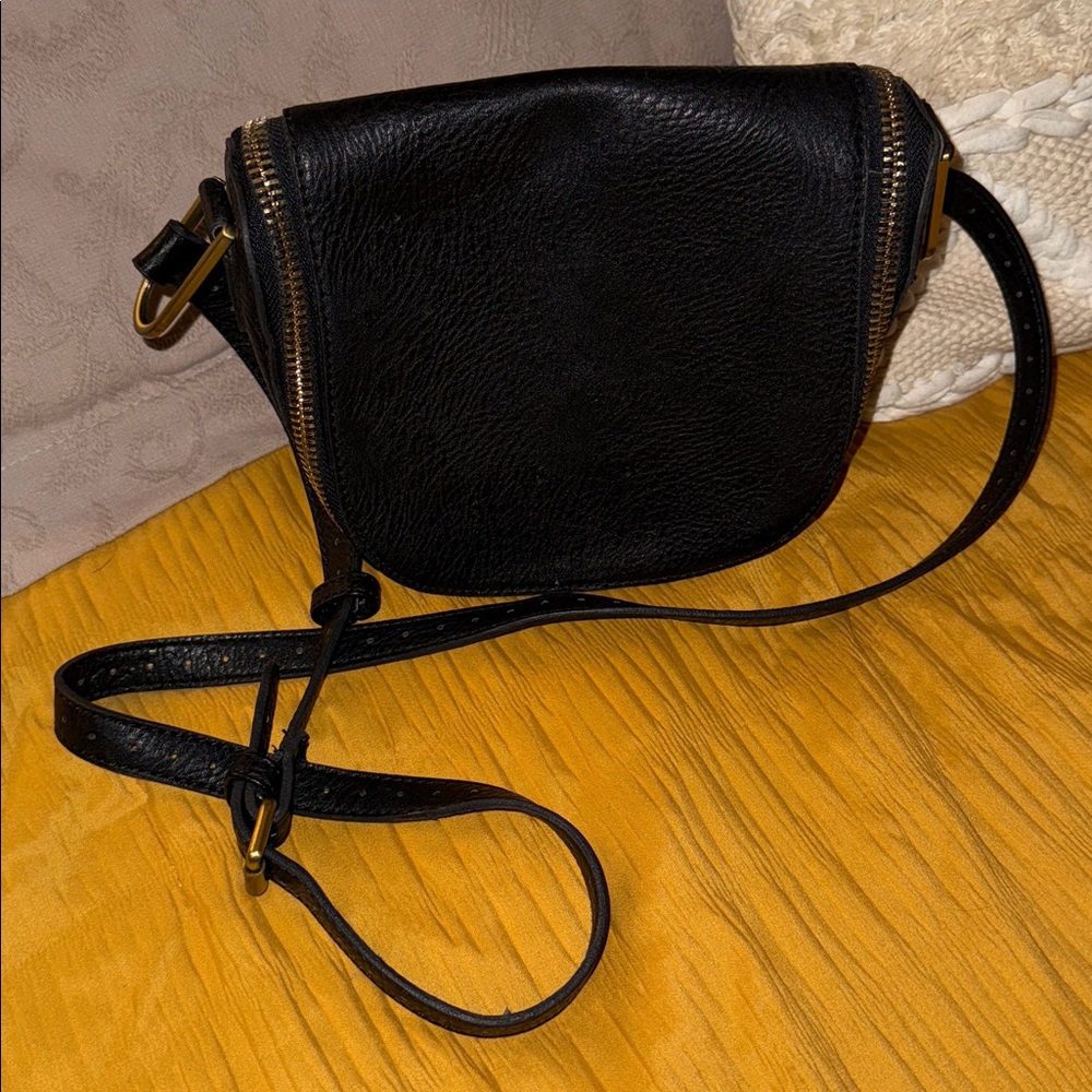 Free People Black Crossbody Bag